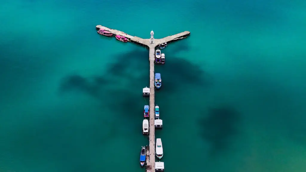 Bang Bao Pier and boats at Koh Chang in Trat
