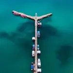 Bang Bao Pier and boats at Koh Chang in Trat